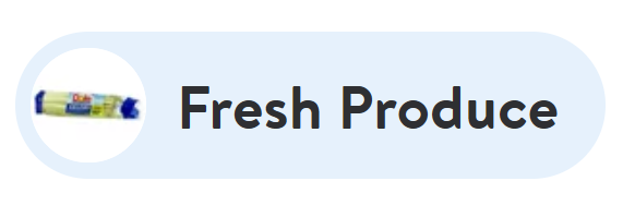 Category label with text 'Fresh Produce' and a highlighted image of celery to its left